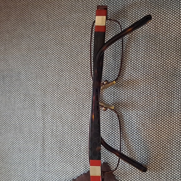 Coach Eyeglasses Frames Brown Black Signature Monogram - Picture 11 of 12